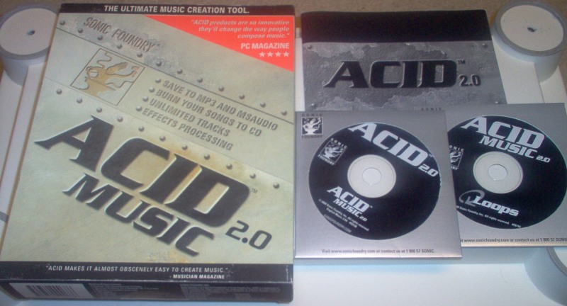Sonic Foundry ACID Music Software Vintage HP Sonic Foundry- ACID