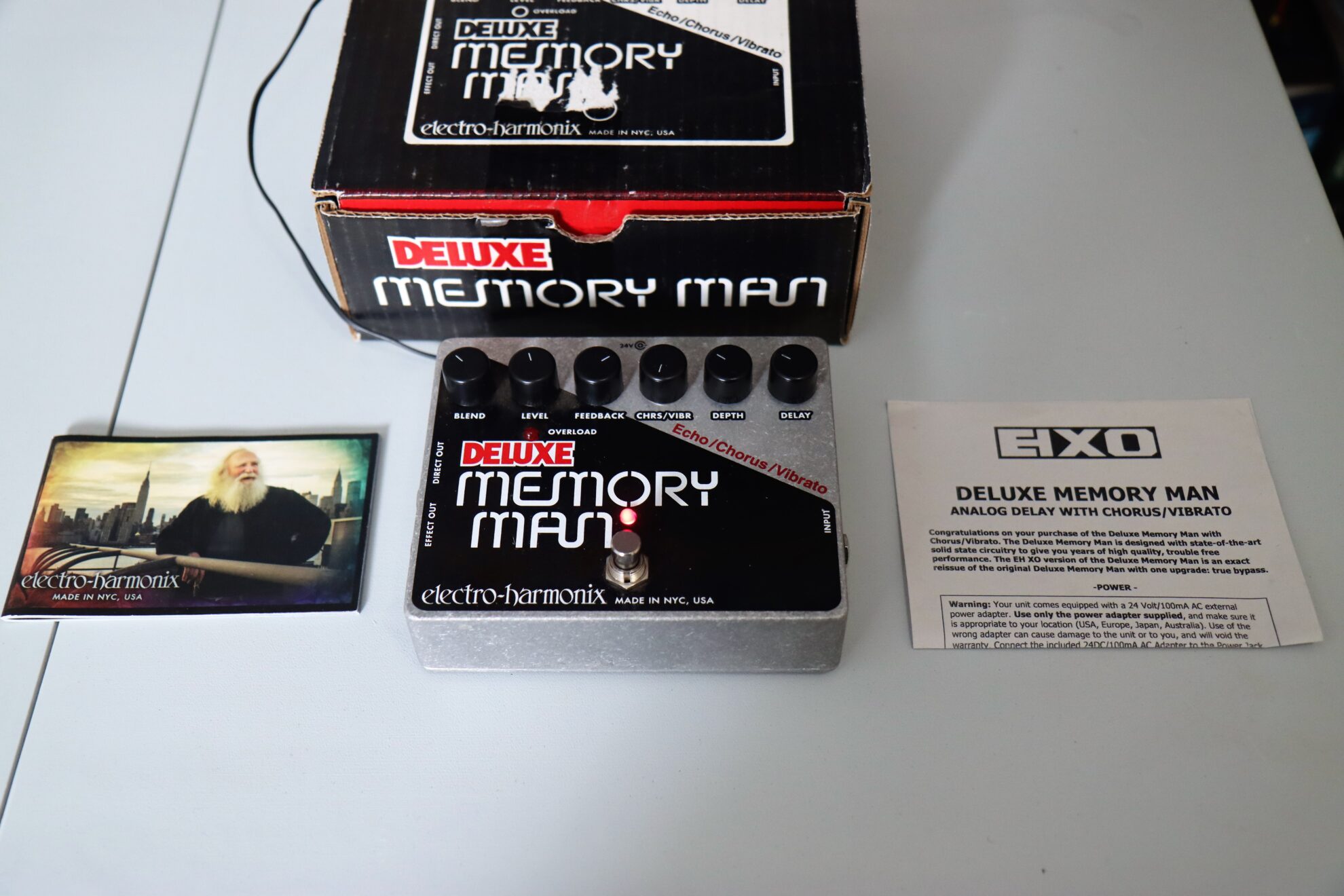 ElectroHarmonix XO Series Deluxe Memory Man SynthMania