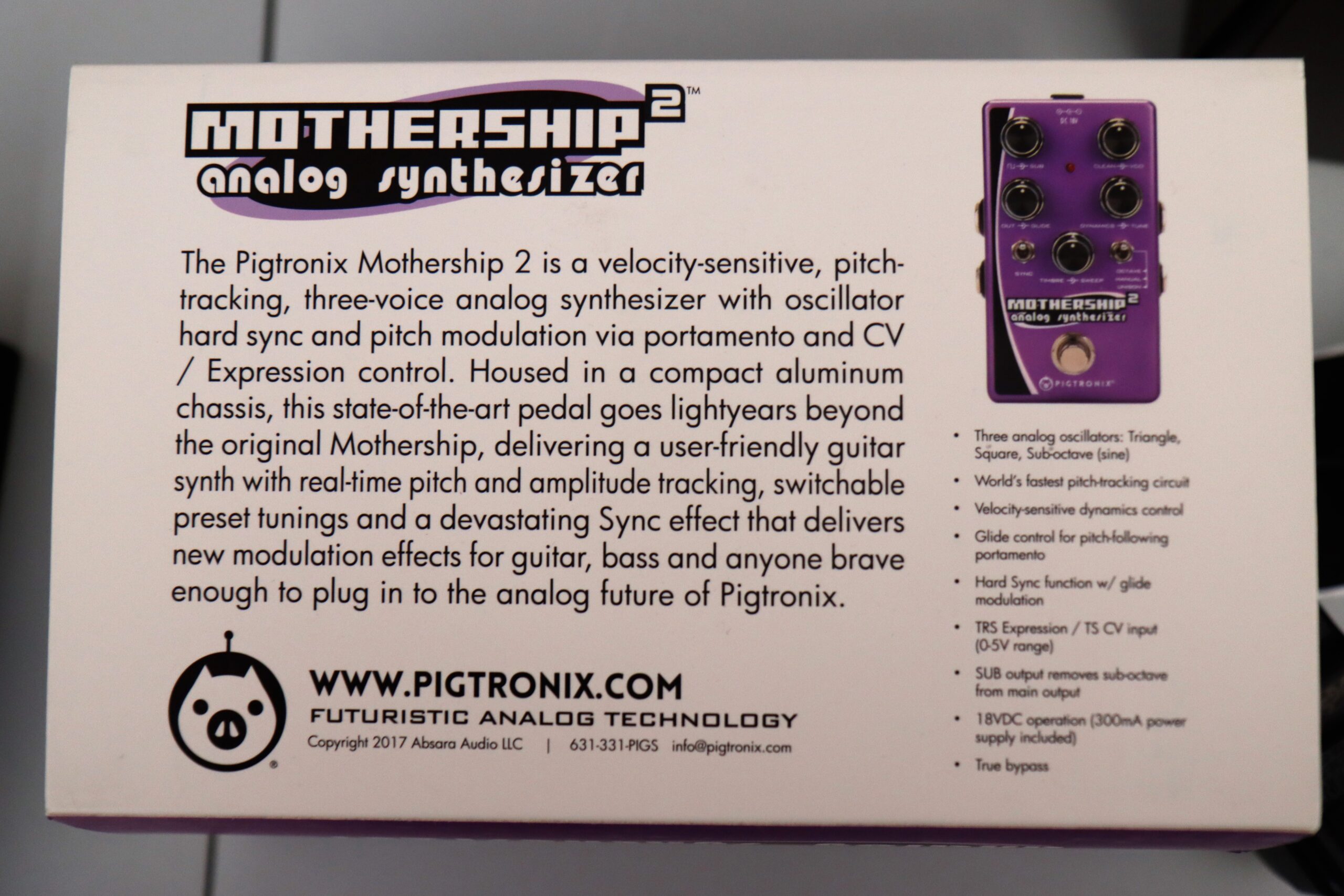 Pigtronix MS2 Mothership 2 SynthMania